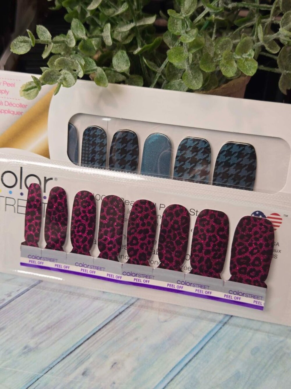 Color Street Animal Print Press On Nail Design